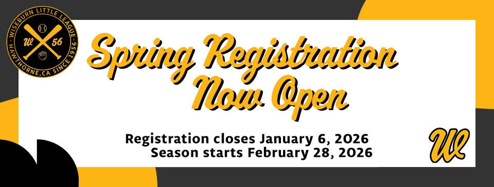 Spring Registration NOW OPEN
